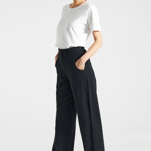 Swedish high-rise wide leg pant - Picture 3 of 7